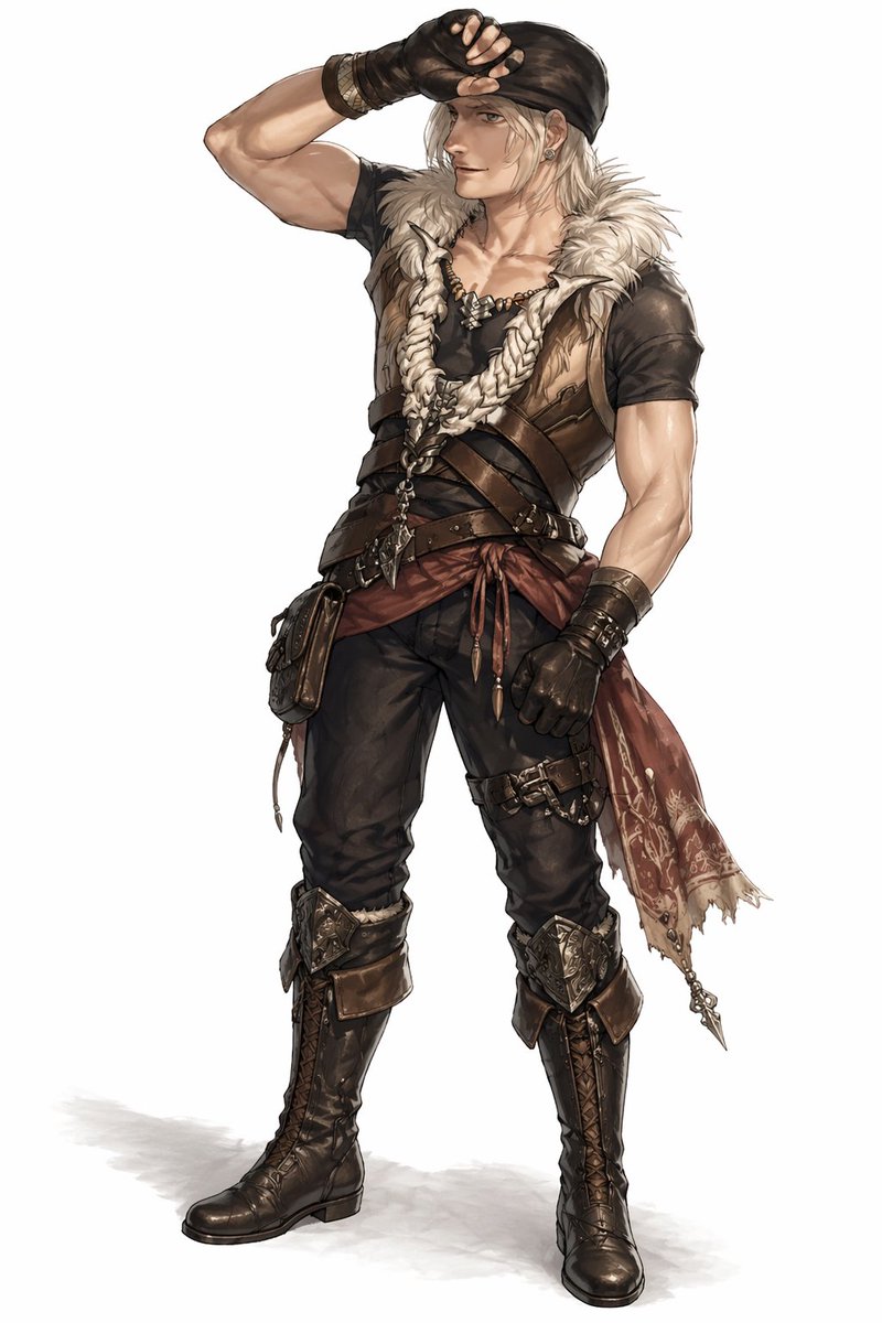 Full-Body Fantasy Adventurer Male - GPT Image 2 prompt example