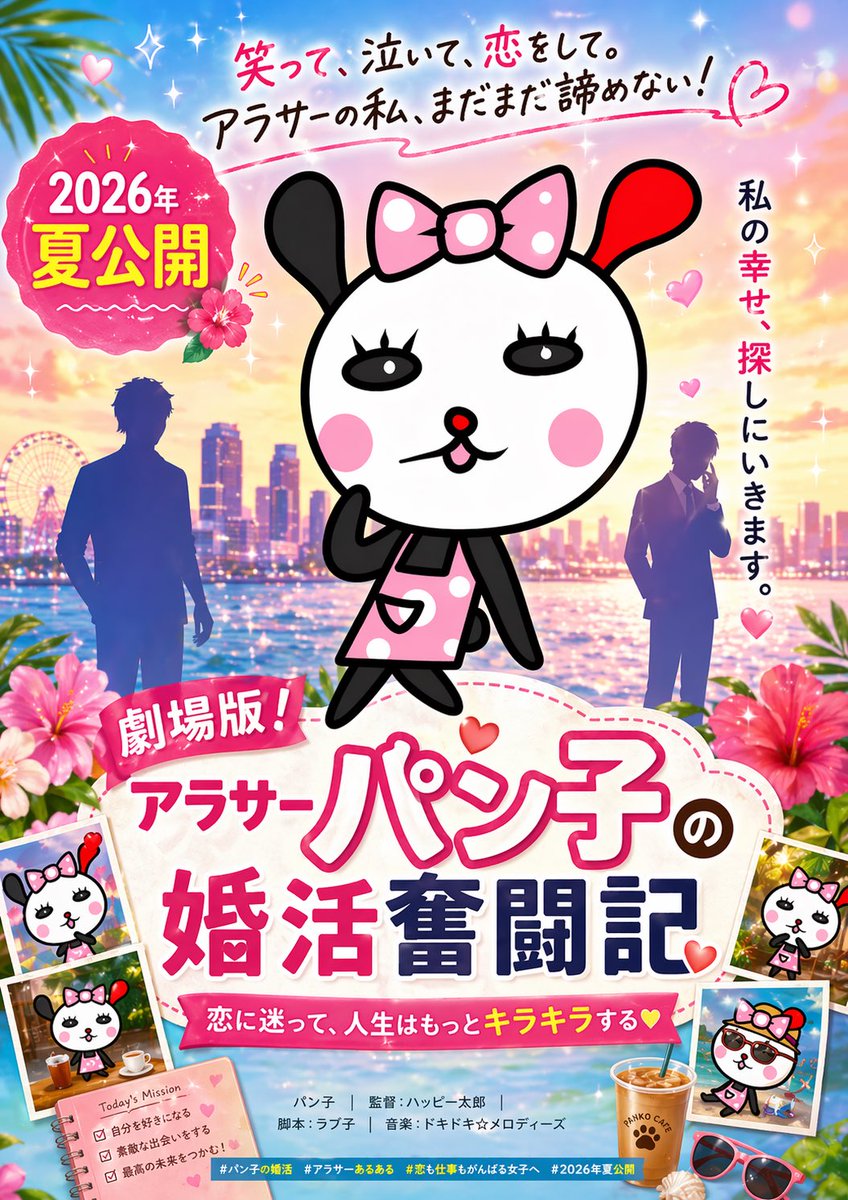 Cute Japanese Romcom Movie Poster - esempio di prompt GPT Image 2