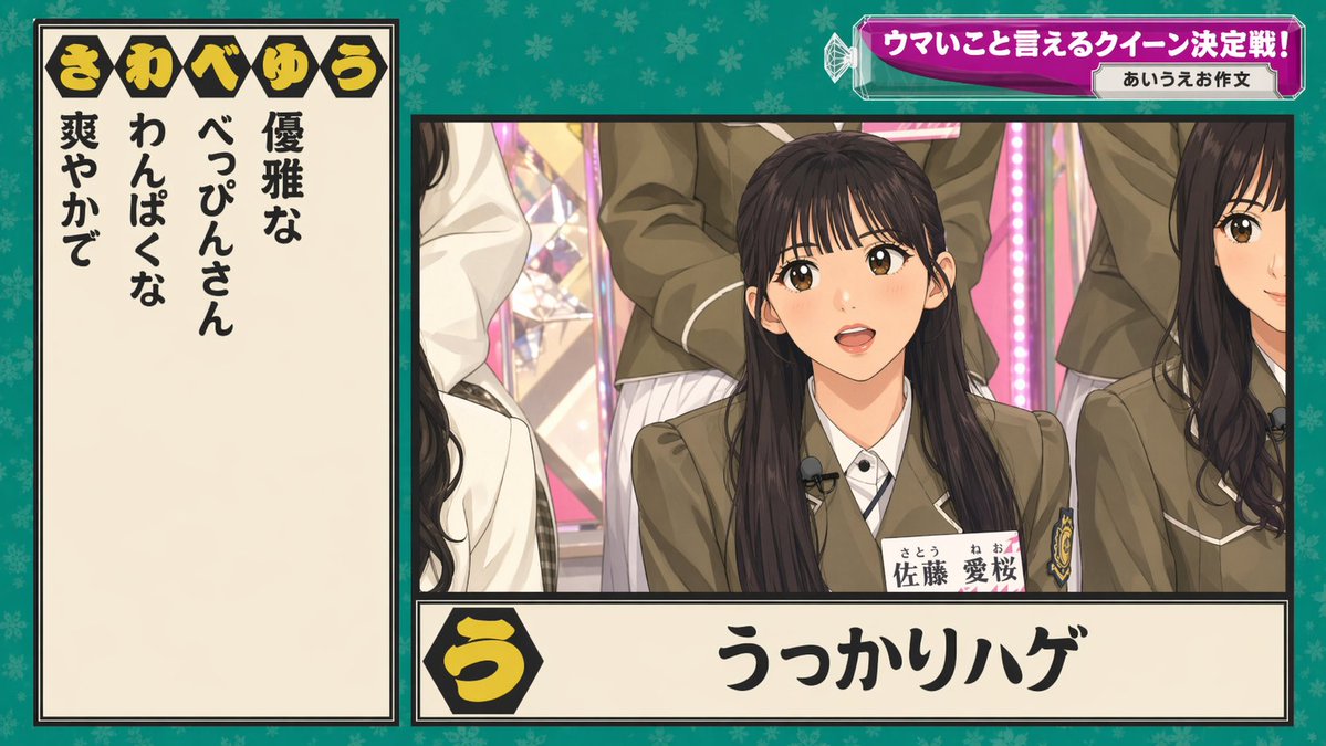 Japanese Variety Show Quiz Screen - GPT Image 2 prompt example