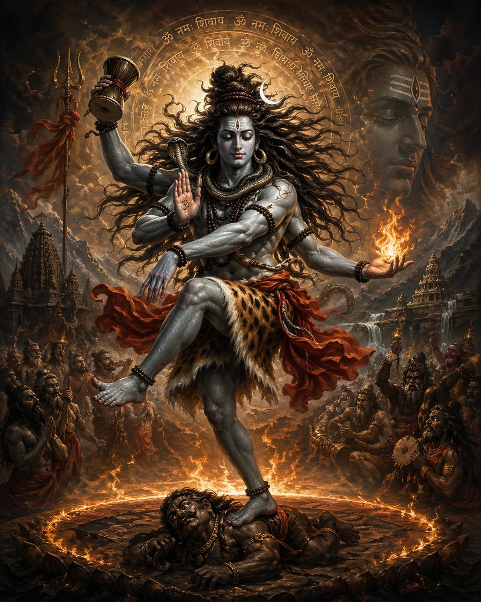 Epic Shiva Tandava Fire Dance - GPT Image 2 Prompt-Beispiel