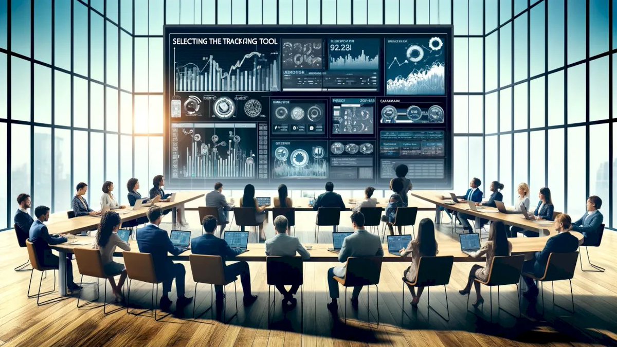 Futuristic Boardroom Analytics Meeting - GPT Image 2 prompt example