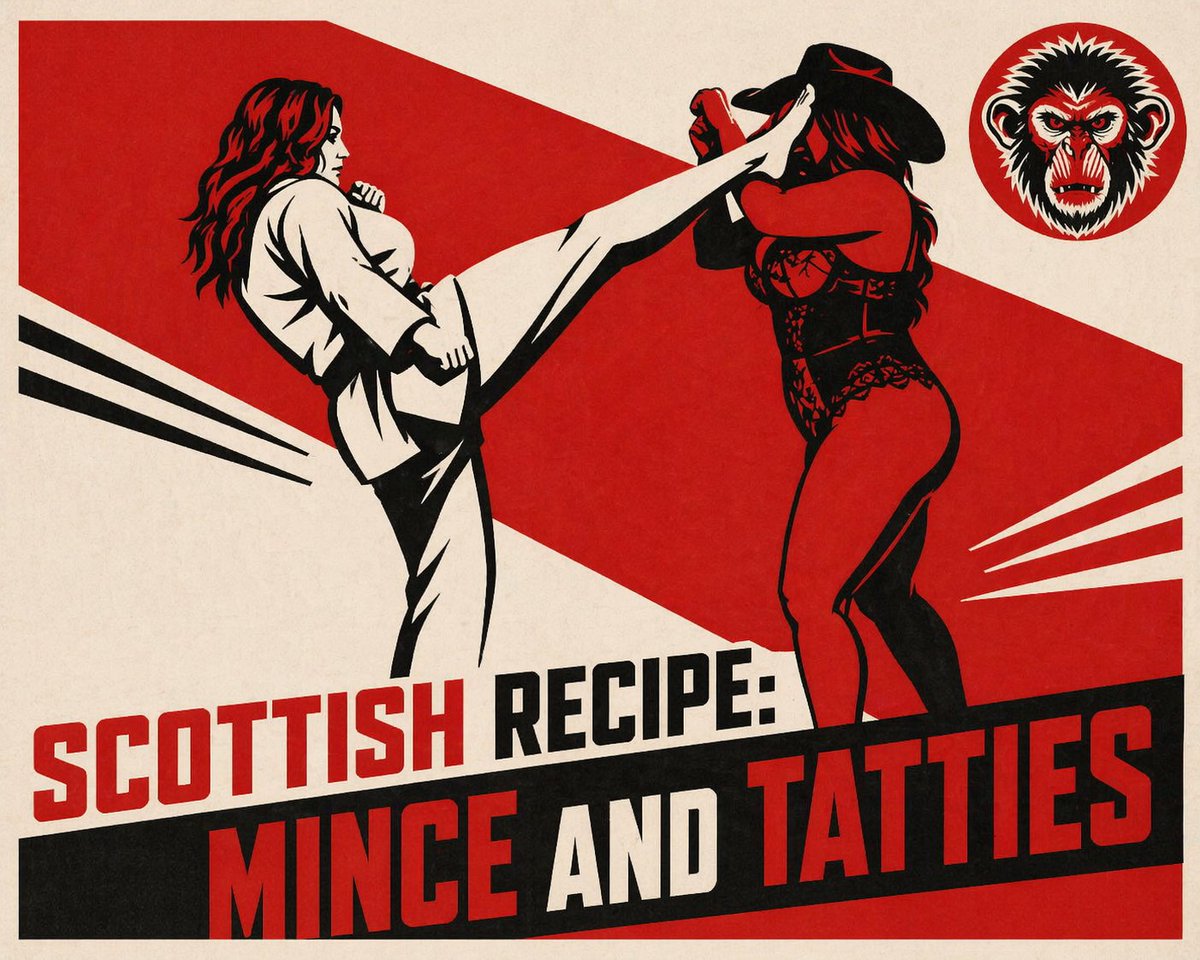 Vintage Red Propaganda Fight Poster - GPT Image 2 prompt example