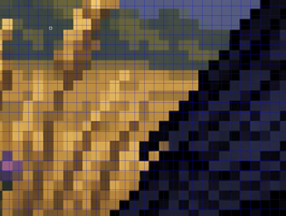 Zoomed Fake Pixel Art Grid Analysis - GPT Image 2 prompt example