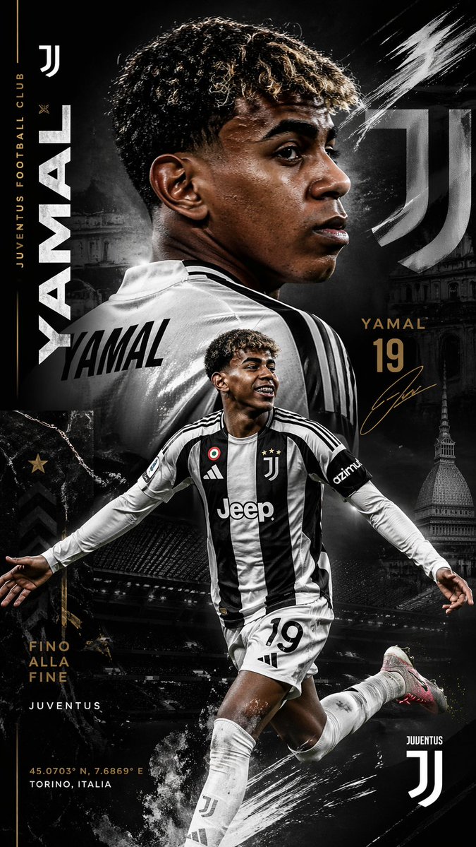 Juventus Yamal Transfer Poster - GPT Image 2 prompt example