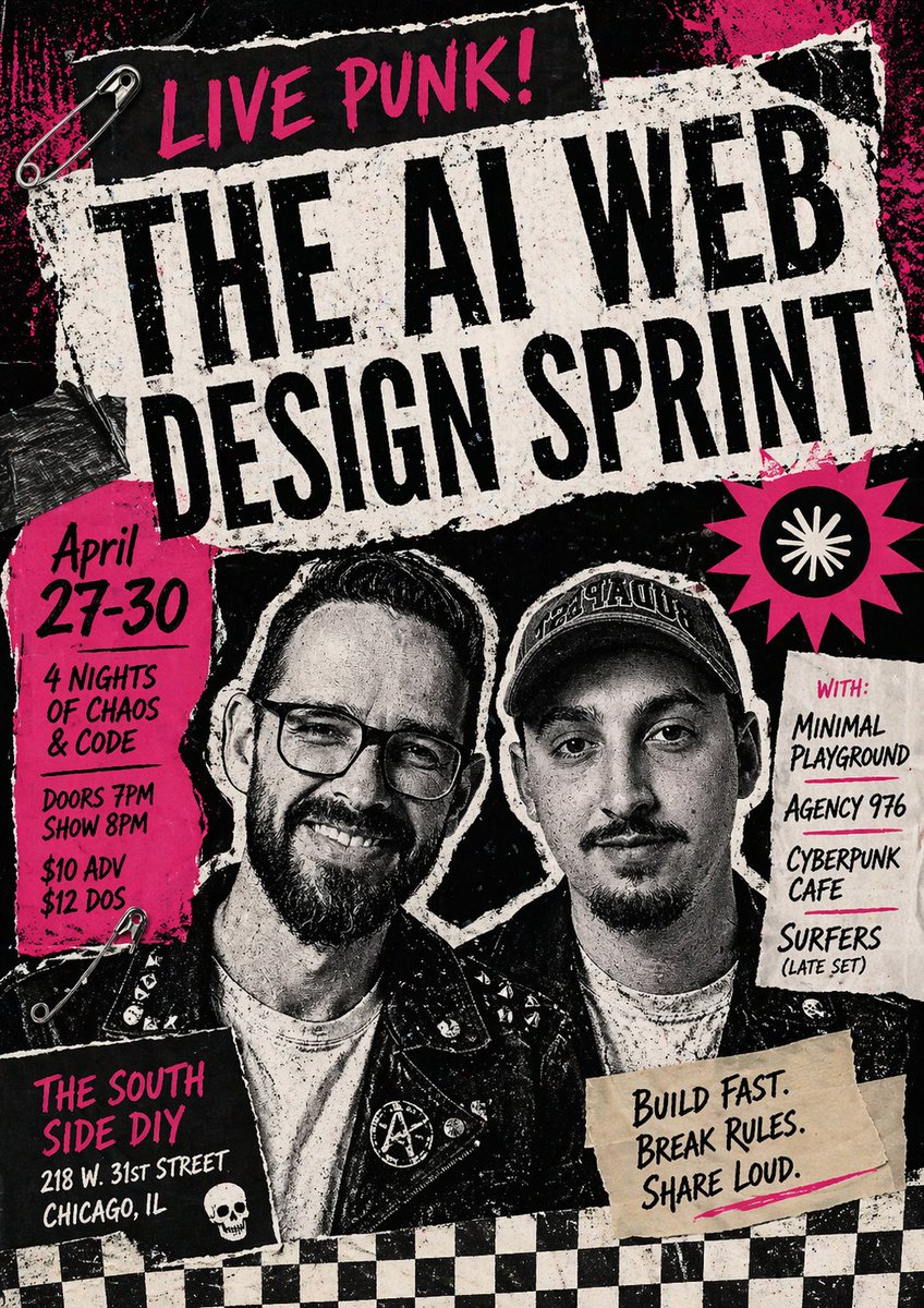 Punk AI Sprint Flyer - GPT Image 2 prompt example
