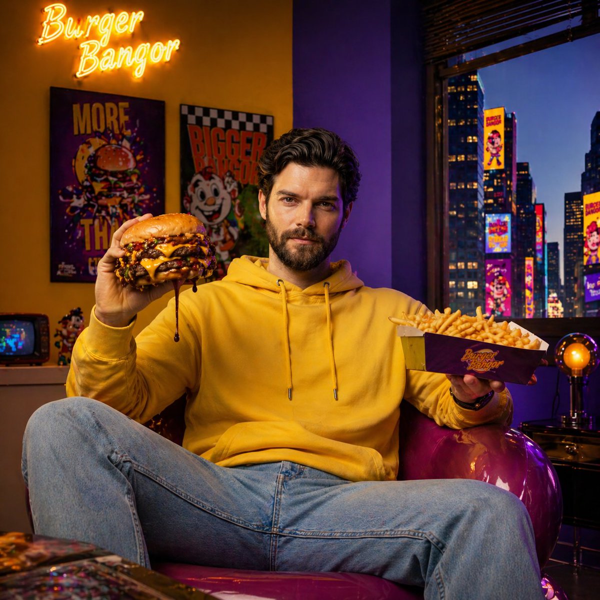 Fast-Food Lifestyle Commercial - esempio di prompt GPT Image 2