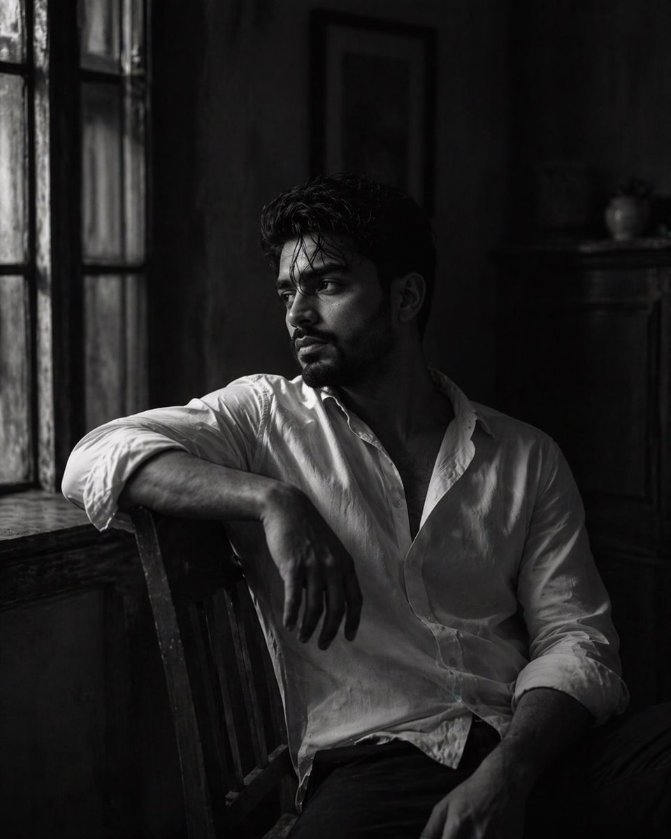 Black-and-White Fine Art Portrait - esempio di prompt GPT Image 2