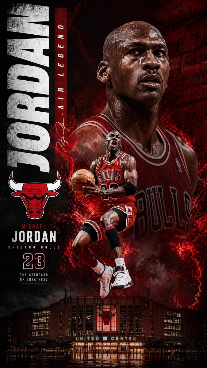 Michael Jordan Sports Graphic Wallpaper - GPT Image 2 prompt example