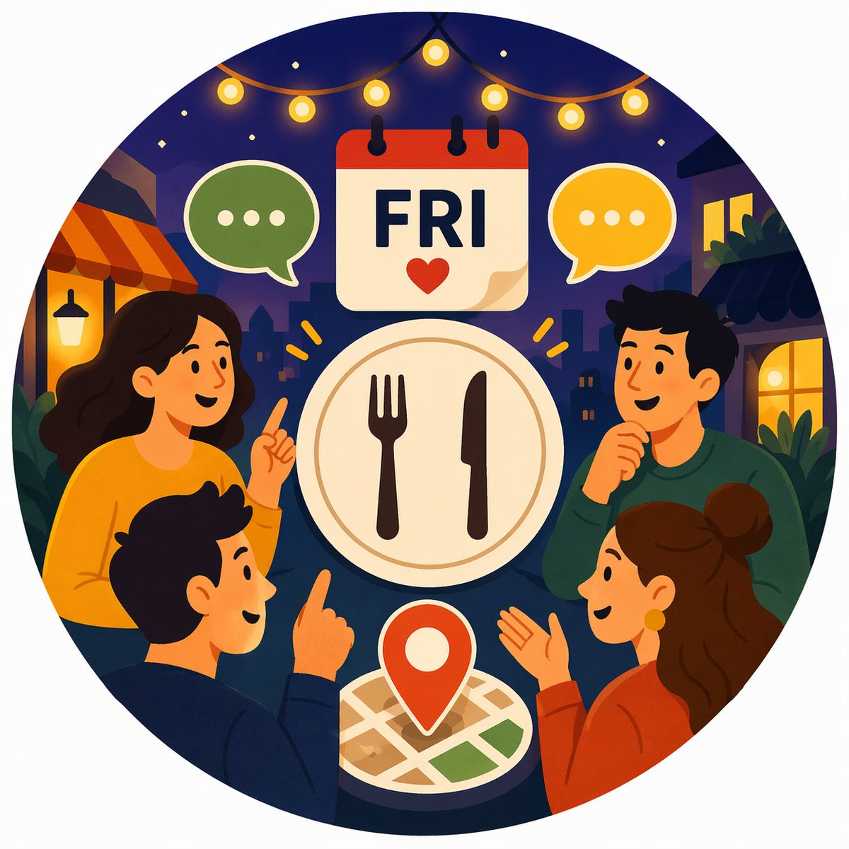 WhatsApp Group Profile Avatar - GPT Image 2 prompt example