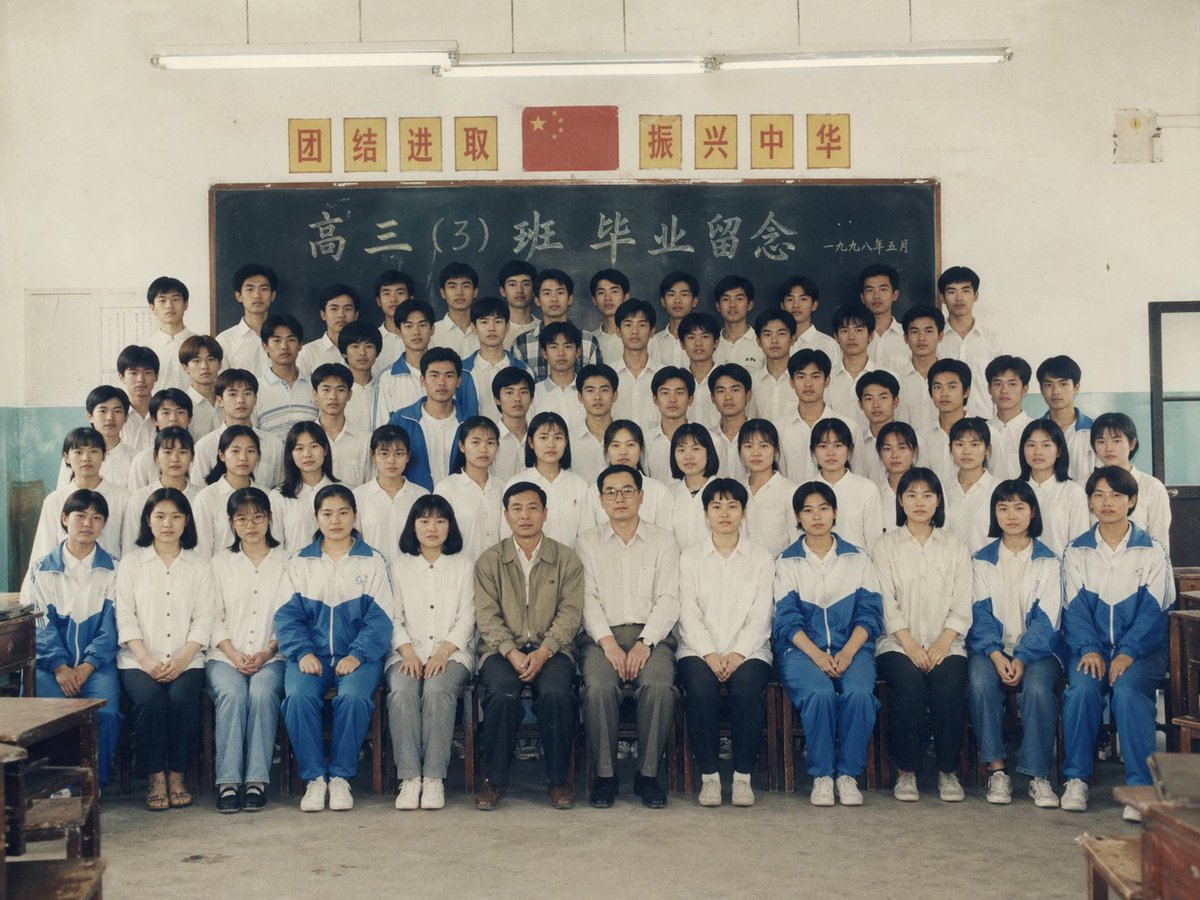 90s Chinese Graduation Photo Prompt - GPT Image 2 prompt example