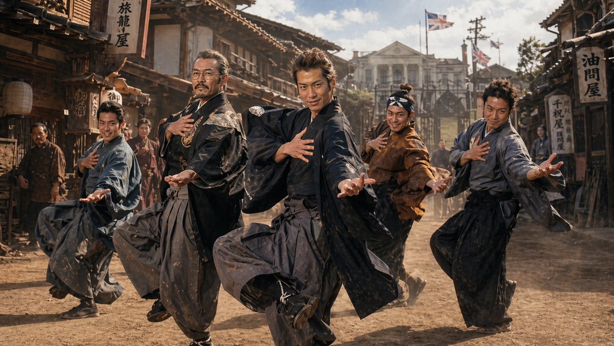 1980s Japanese Film Style Storyboard - GPT Image 2 prompt example