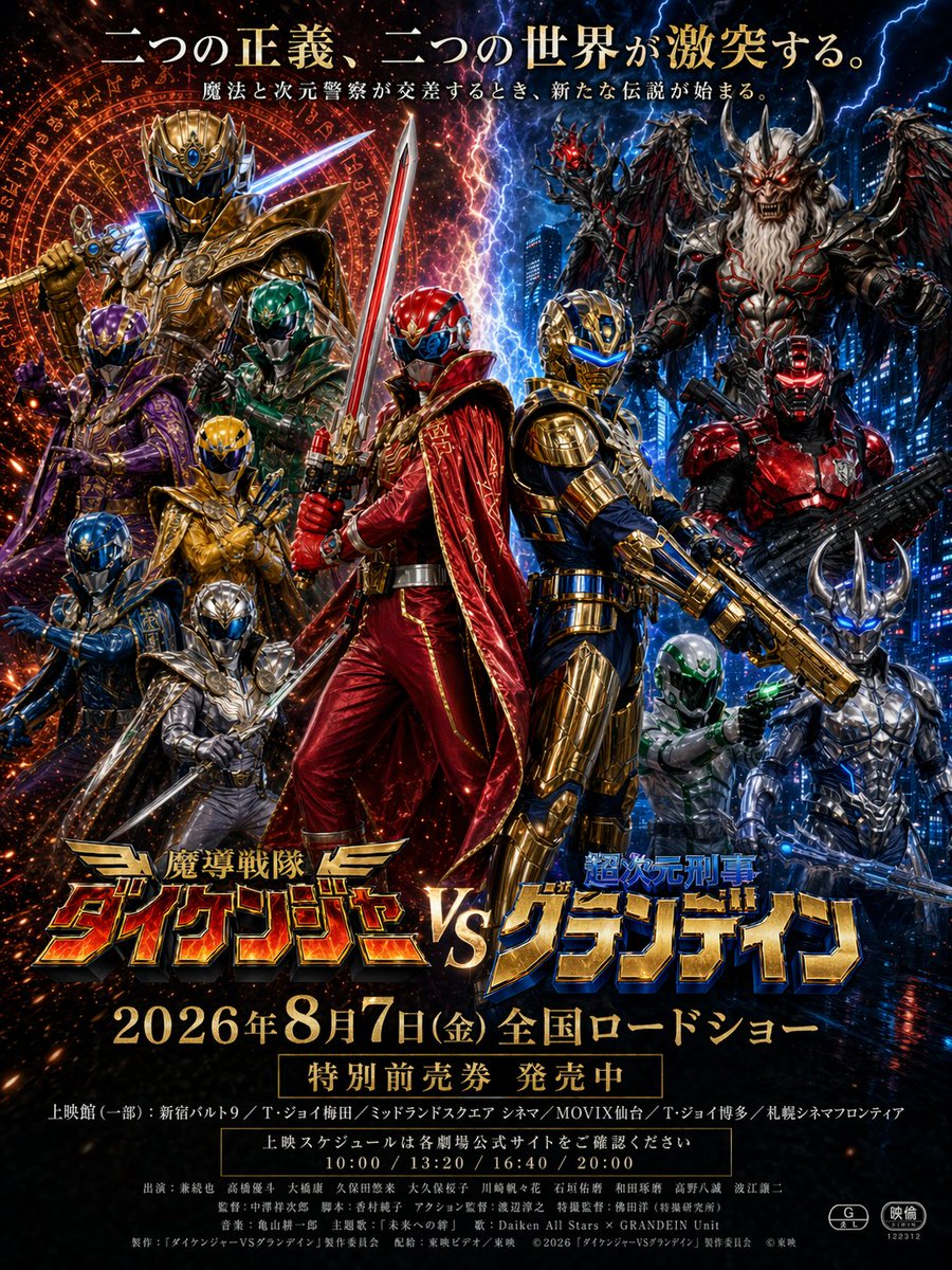 Tokusatsu Movie Poster Generator - GPT Image 2 Prompt-Beispiel