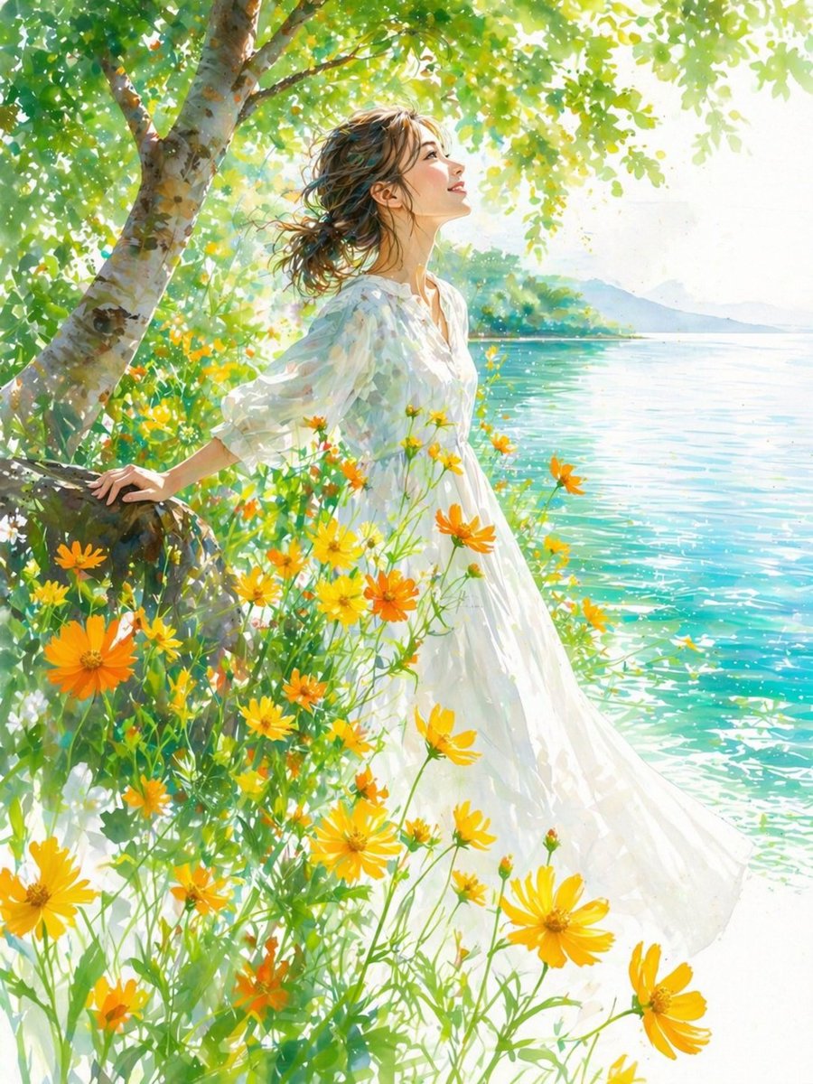 Impressionist Woman by Summer Lake - GPT Image 2 prompt example