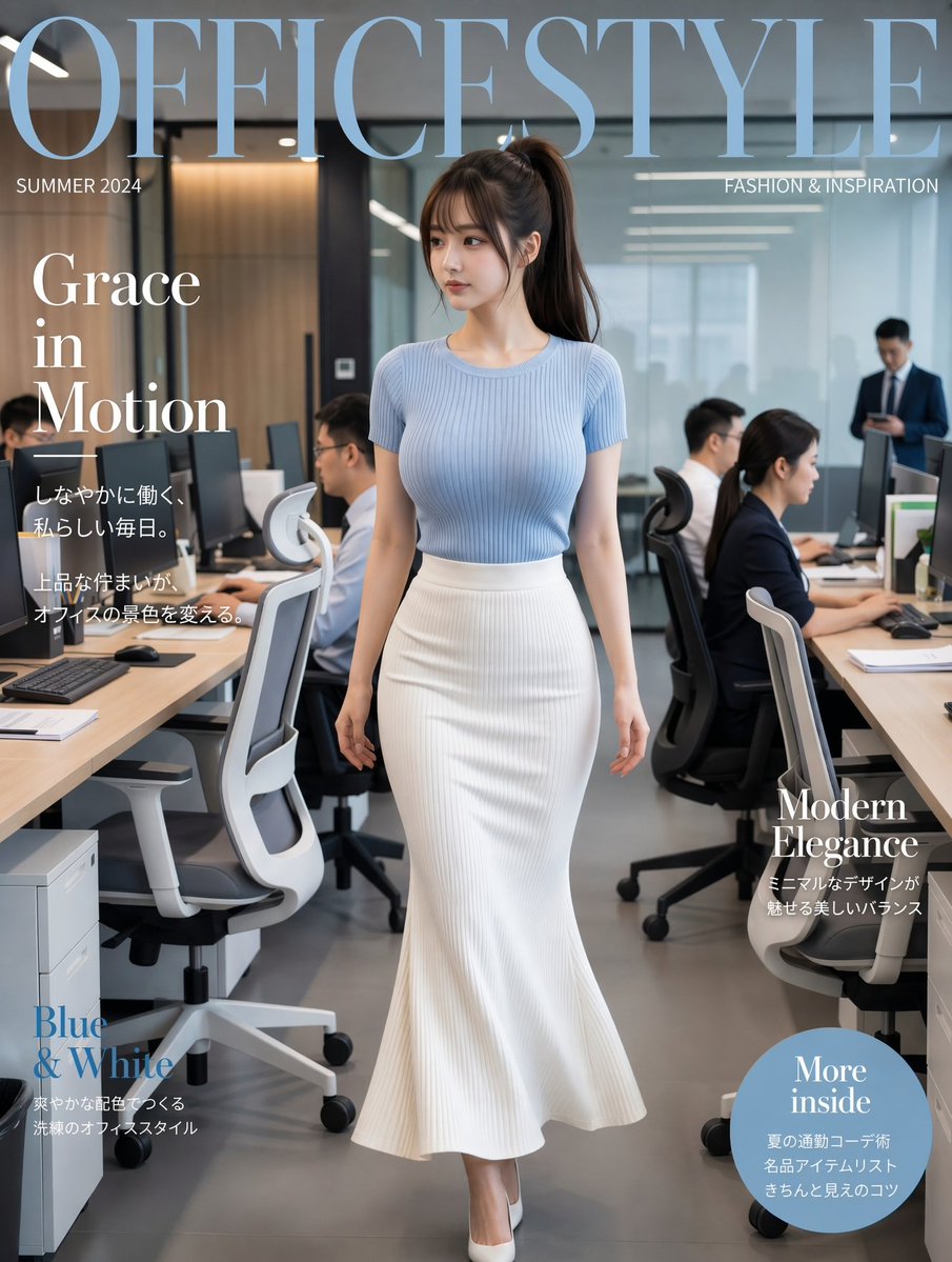 Office Fashion Magazine Cover - GPT Image 2 prompt example