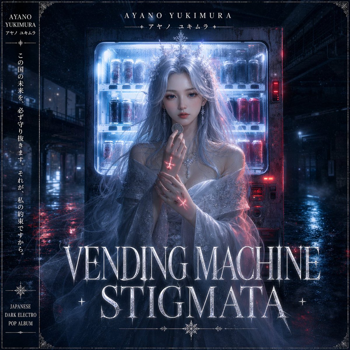 Dark Electro Album Cover - GPT Image 2 prompt example