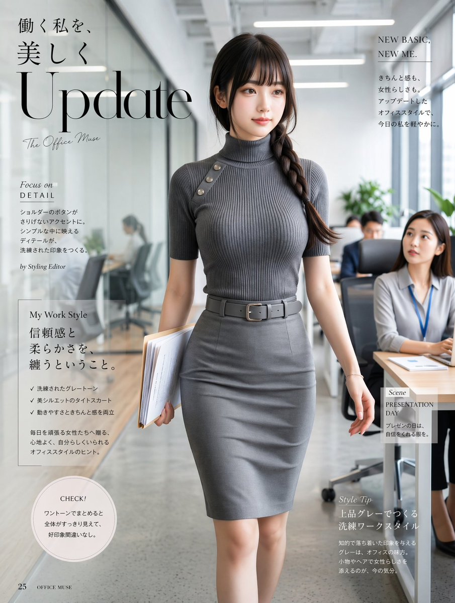 Office Fashion Magazine Cover - esempio di prompt GPT Image 2