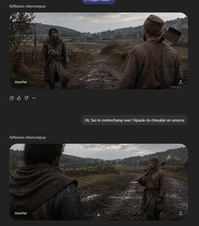 Medieval Shot Reverse Shot - GPT Image 2 prompt example