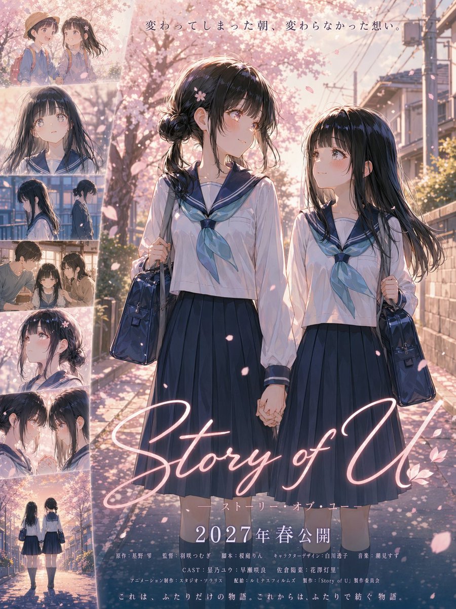 Anime Sakura Movie Poster - GPT Image 2 prompt example