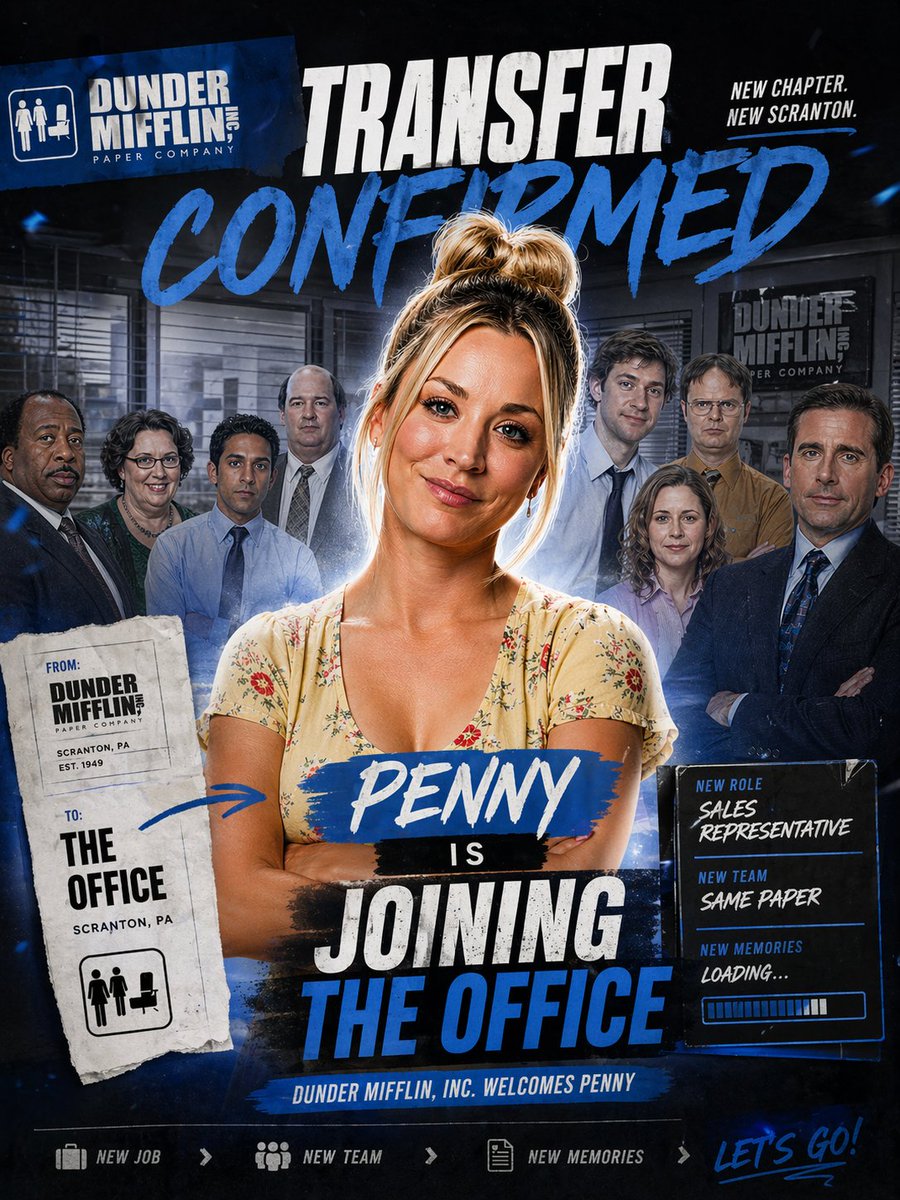 Office Transfer Announcement Poster - GPT Image 2 prompt example