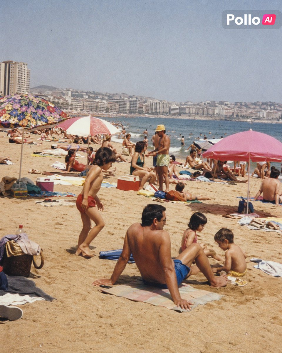 1990s Spanish Beach Family Snapshot - GPT Image 2 prompt example