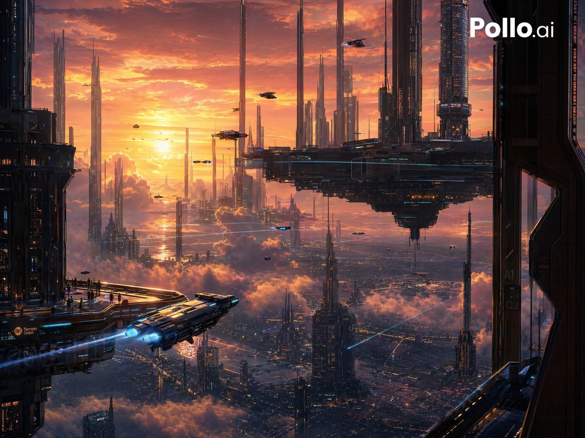 Futuristic Sunset Megacity - esempio di prompt GPT Image 2