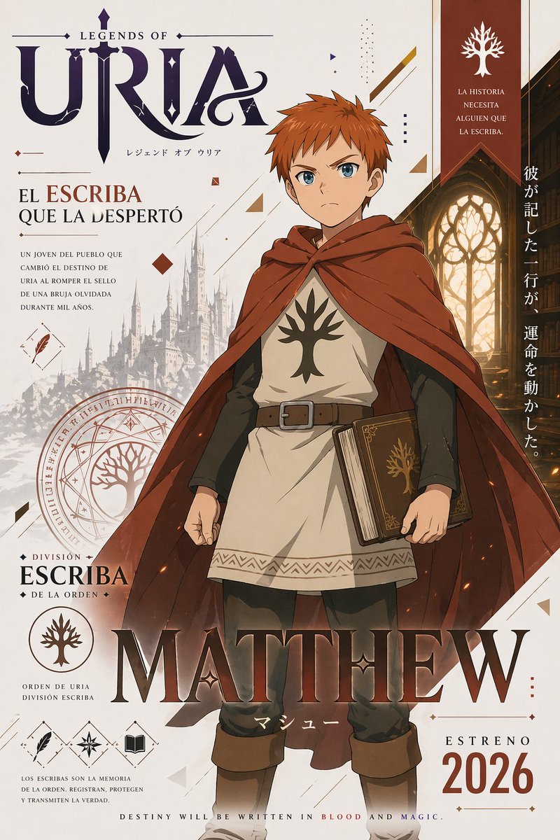 Fantasy Anime Character Poster - GPT Image 2 prompt example