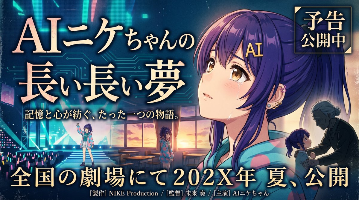 Emotional Anime Movie Banner - GPT Image 2 prompt example