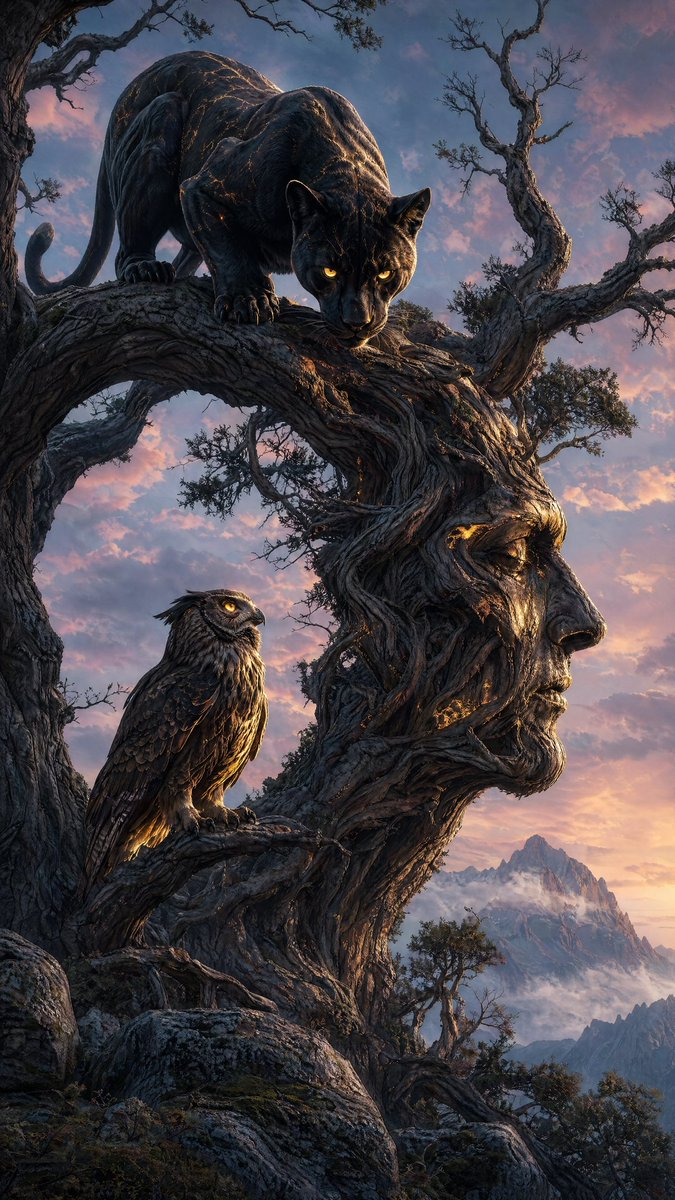 Majestic Panther Fantasy Scene - GPT Image 2 Prompt-Beispiel