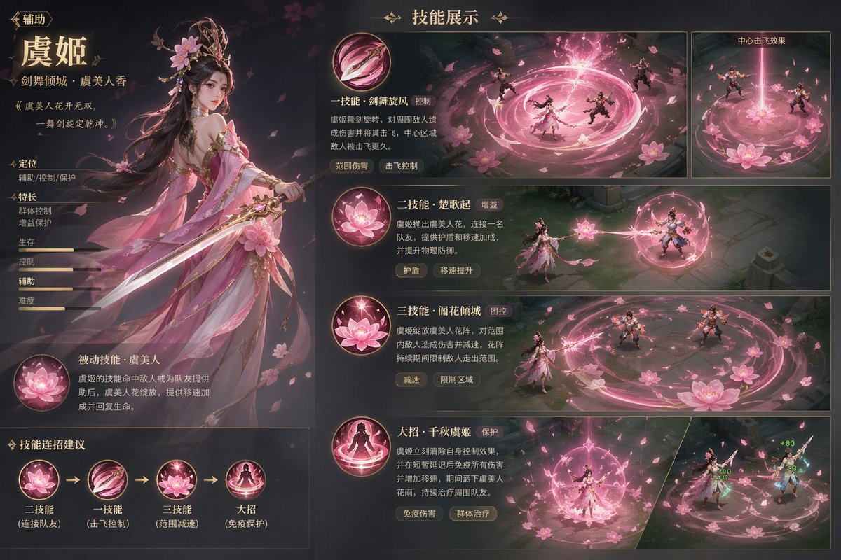 Game character skill concept prompt - GPT Image 2 prompt example