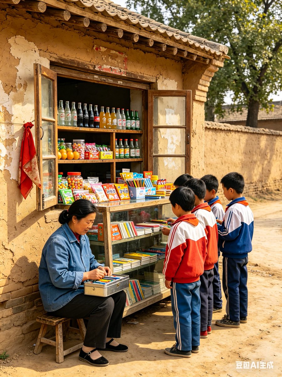 1998 Rural China School Snack Shop - esempio di prompt GPT Image 2
