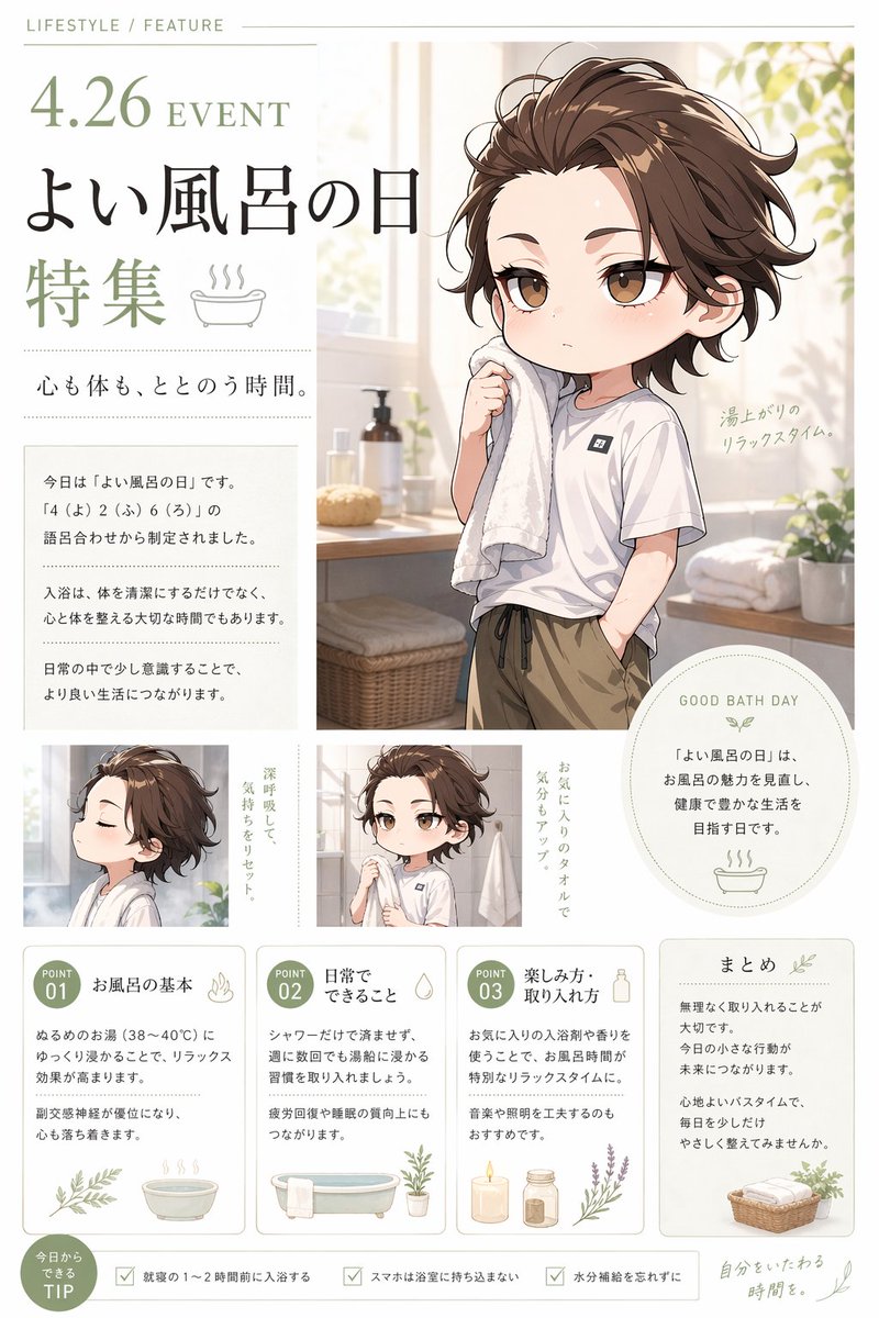 Good Bath Day Editorial Poster - GPT Image 2 prompt example