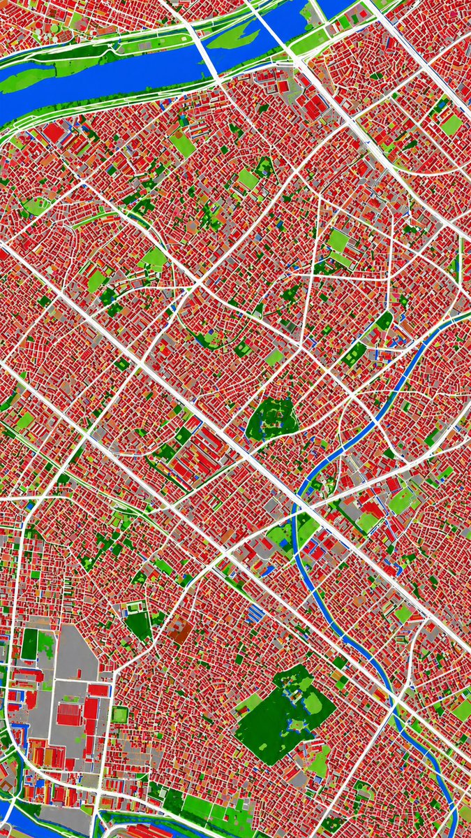 Aerial Photo to Land-Cover Map - GPT Image 2 prompt example