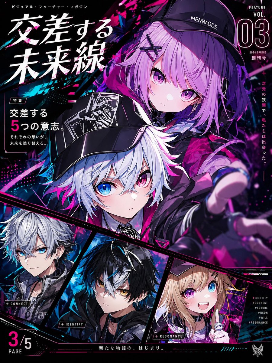 Cyberpunk Anime Magazine Cover - GPT Image 2 prompt example