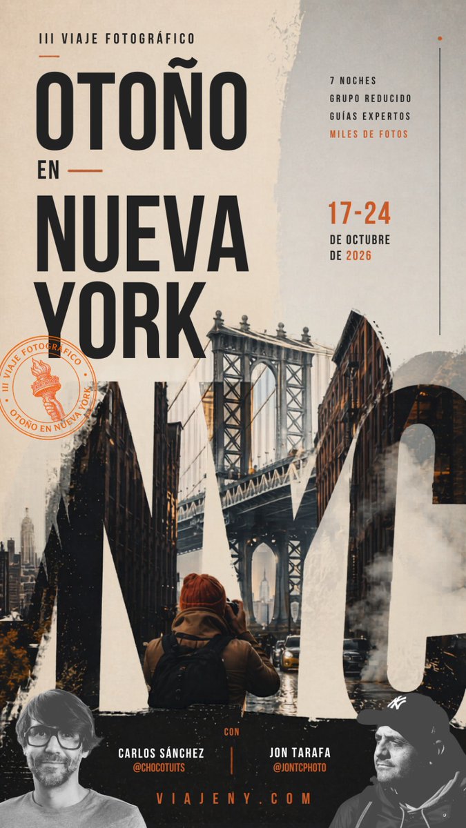 Autumn in New York Travel Poster - GPT Image 2 prompt example