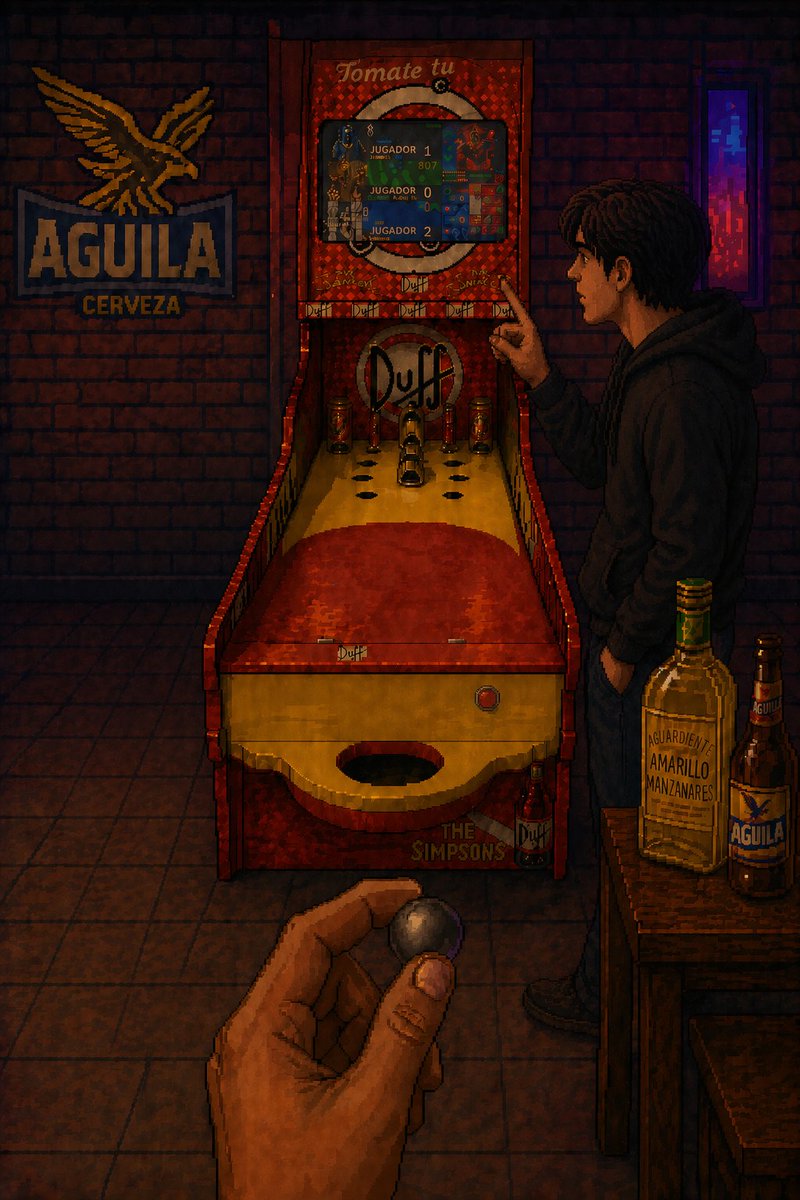 Pixel Art Bolirana Night Scene - GPT Image 2 prompt example