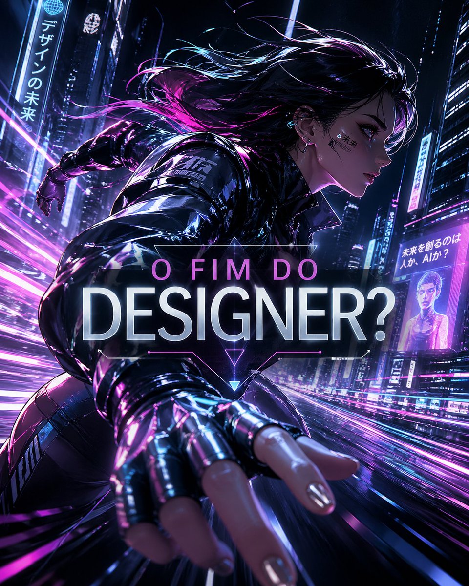 Cyberpunk Designer Debate Poster - GPT Image 2 prompt example