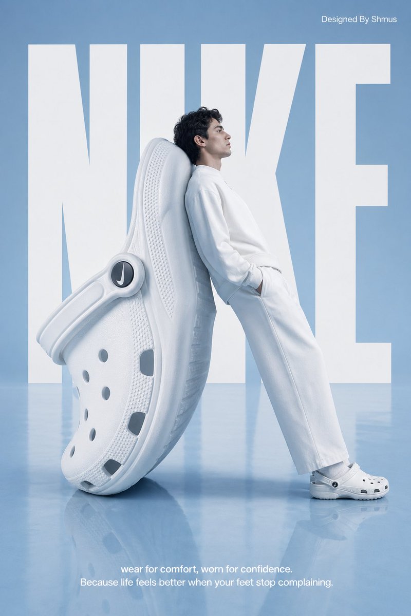 Surrealist Nike Clog Advertisement - esempio di prompt GPT Image 2