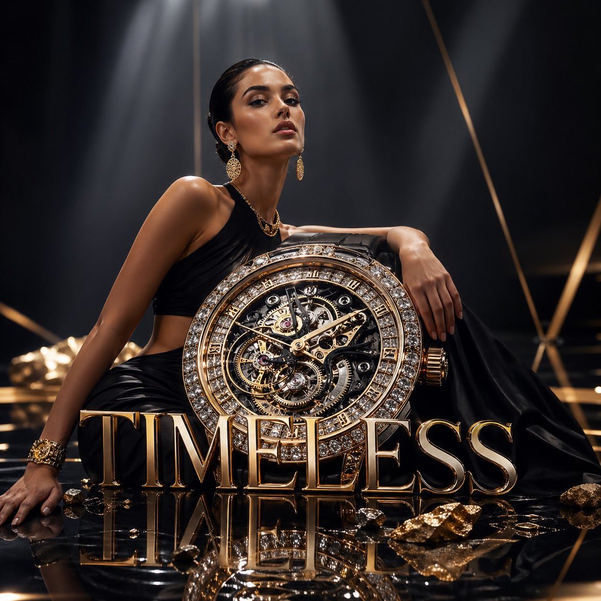 Luxury Watch Fashion Ad - GPT Image 2 prompt example