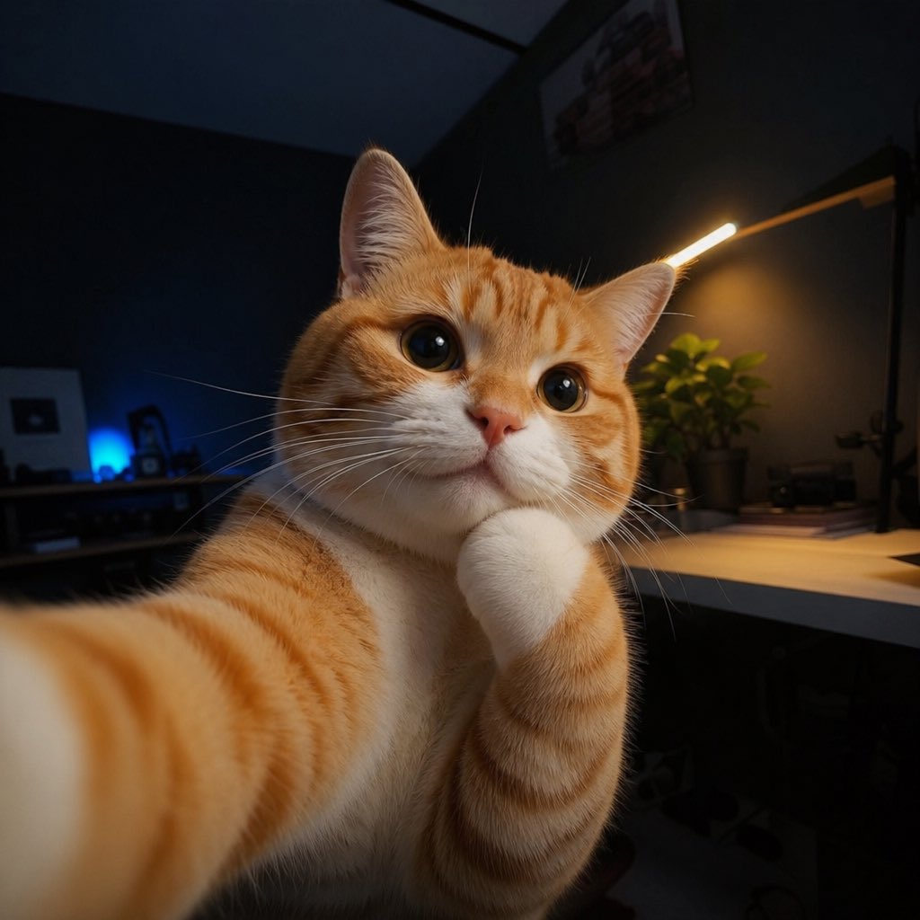 Cute Cat Selfie - GPT Image 2 prompt example
