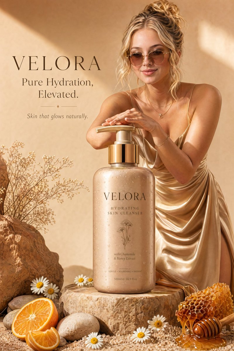 Luxury Skincare Advertisement - esempio di prompt GPT Image 2