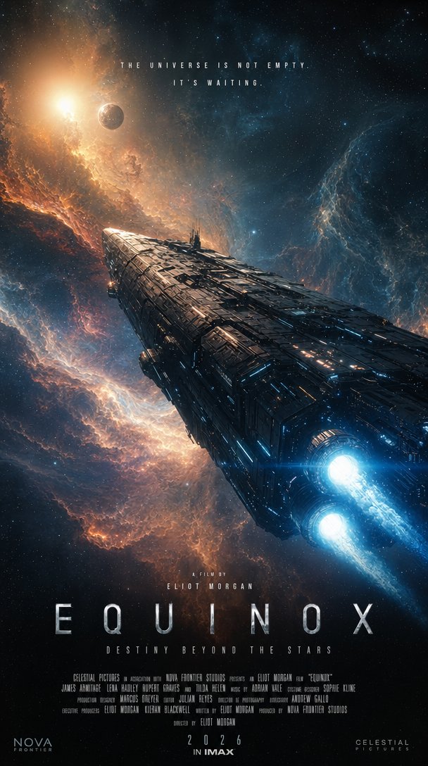 IMAX Sci-Fi Movie Poster - GPT Image 2 Prompt-Beispiel