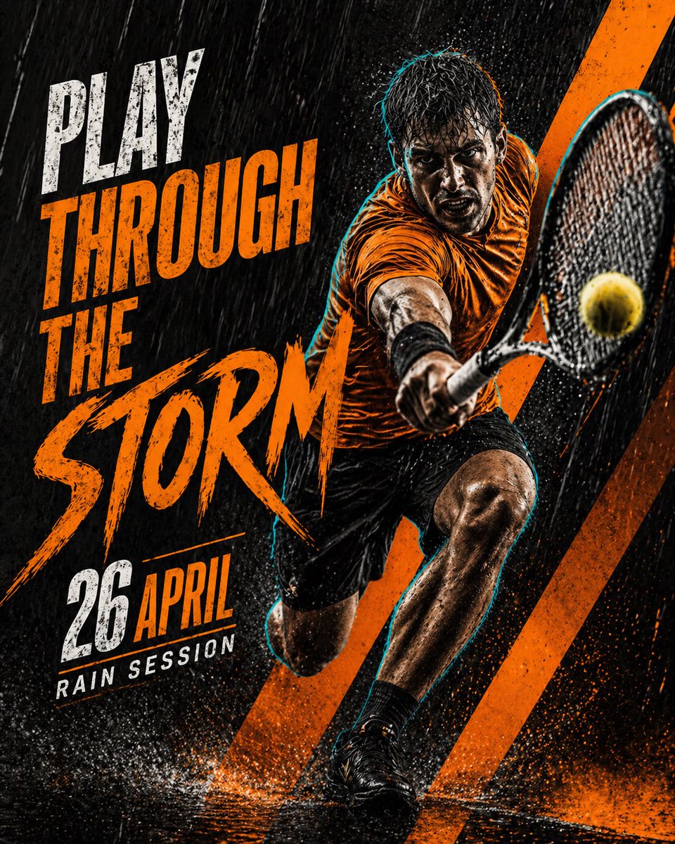 Cinematic Tennis Sports Poster - GPT Image 2 prompt example