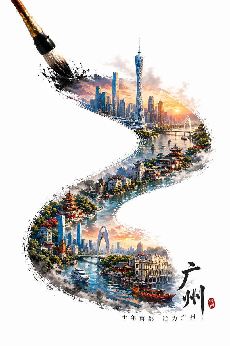 GPT Image 2 City Artistic Poster Prompt - esempio di prompt GPT Image 2