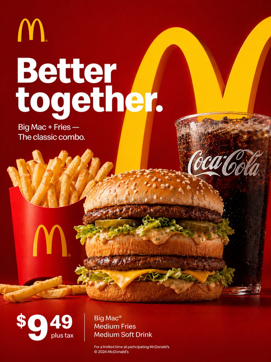 McDonald's Advertisement Prompt - GPT Image 2 prompt example