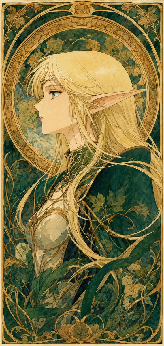 90s Anime Style Elf Warrior - GPT Image 2 prompt example