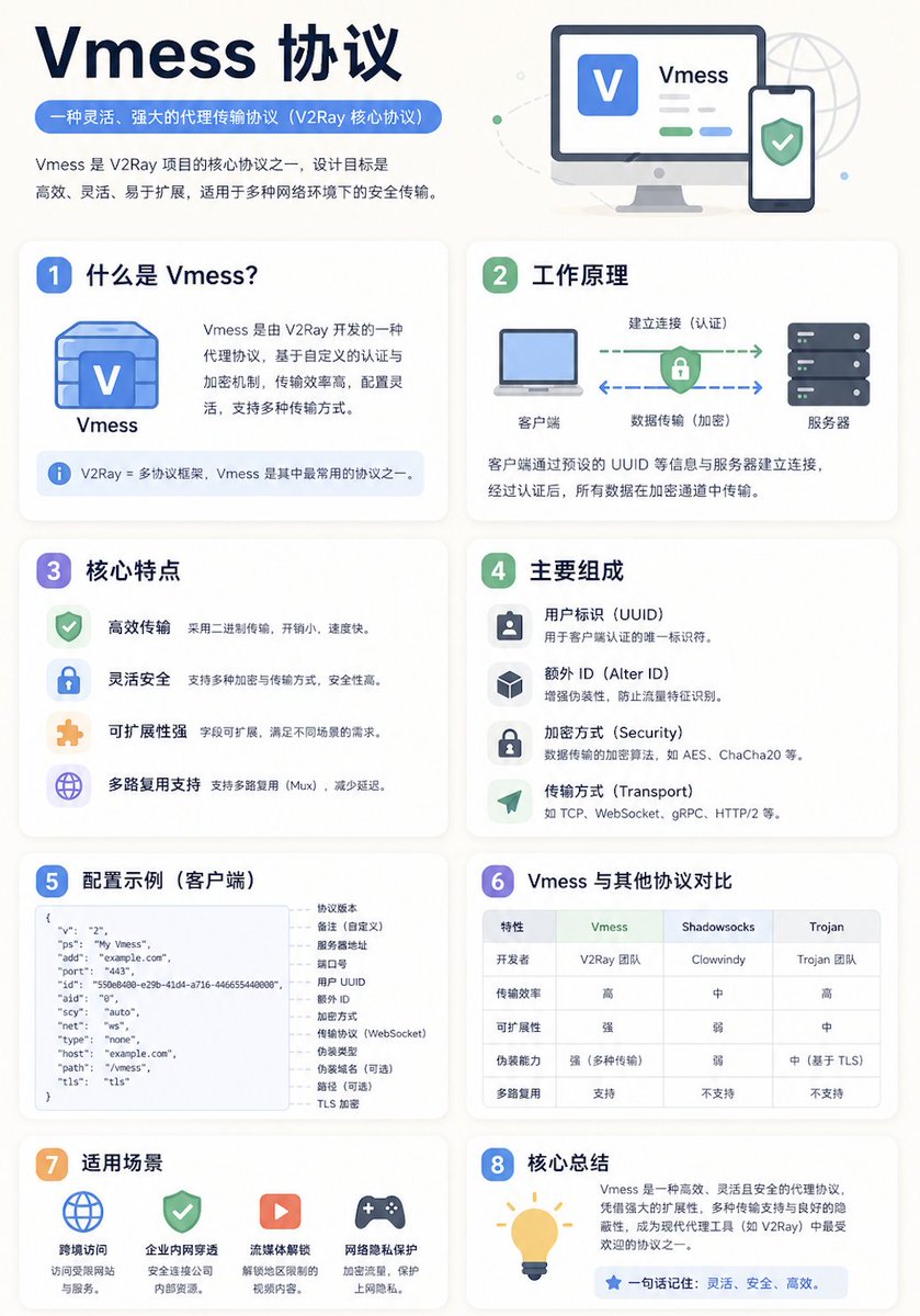Chinese Vmess Protocol Infographic - GPT Image 2 prompt example