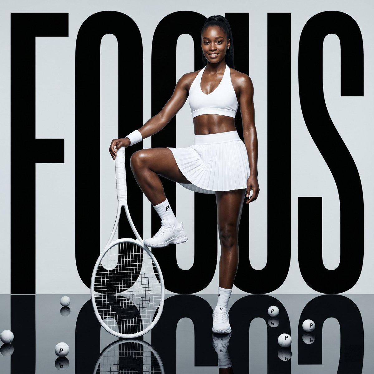 Fashion Tennis Focus Poster - esempio di prompt GPT Image 2
