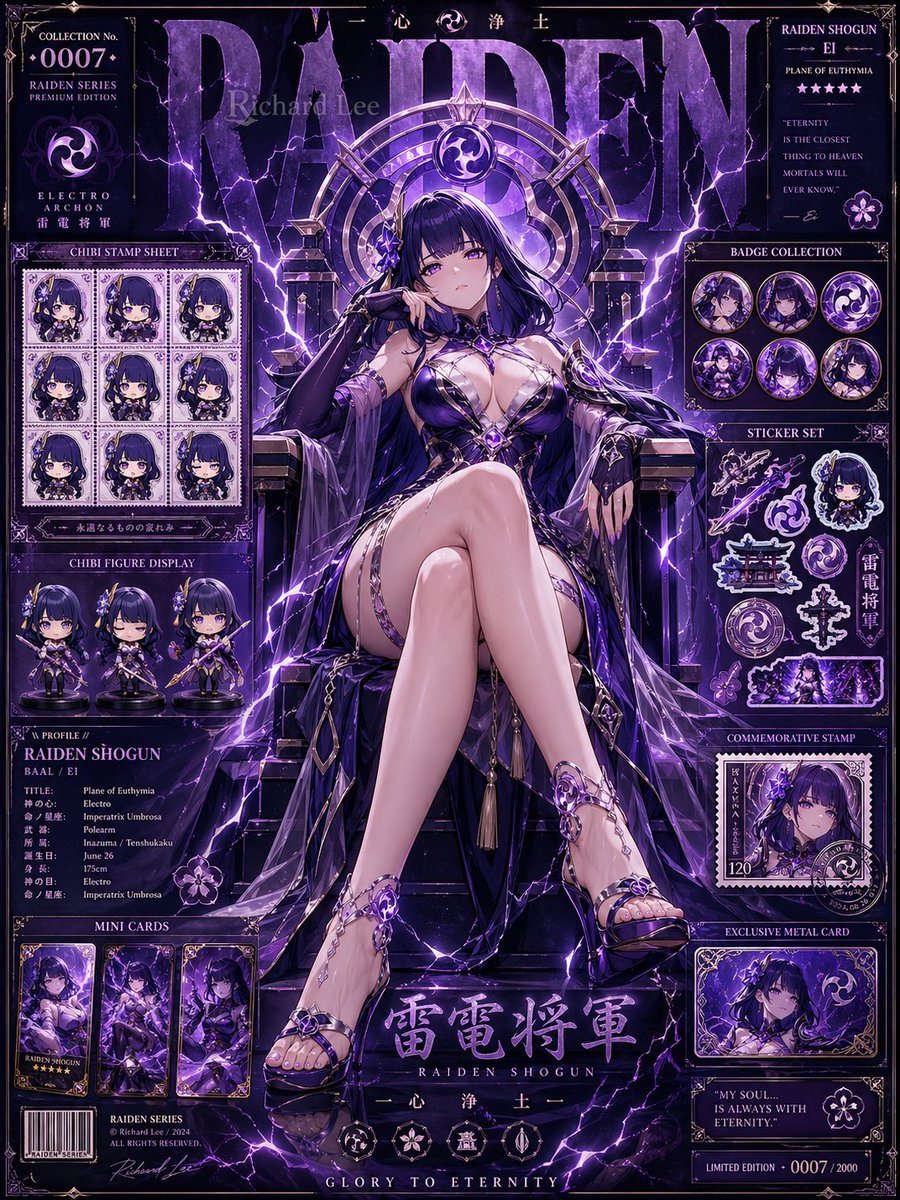 Raiden Collector Edition Poster - GPT Image 2 prompt example