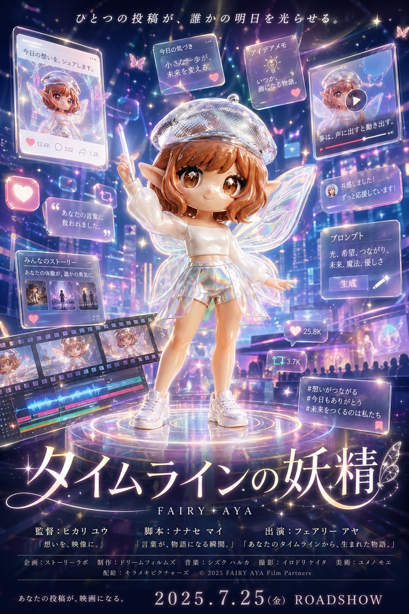 Fantasy Social Media Movie Poster - esempio di prompt GPT Image 2