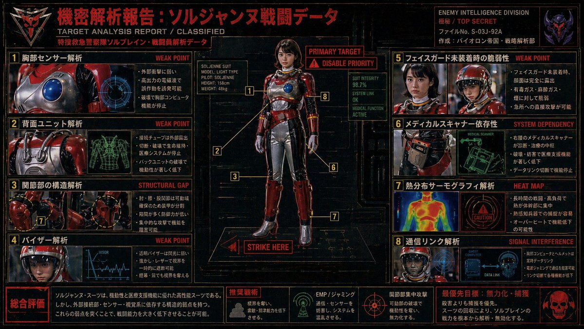 Classified Tokusatsu Target Analysis Poster - esempio di prompt GPT Image 2
